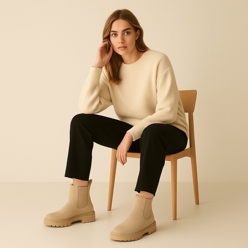 Casual Frosted Martin Boots for Women