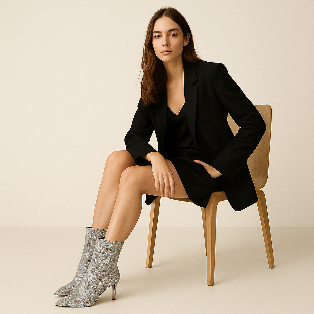 Women’s Bling Stiletto Boots