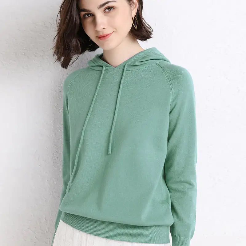 Hooded Thin Sweater for Women