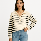 Striped Crew Neck Sweater